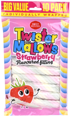 2 zakken Sweet Petites Twister Marsmallow 120g