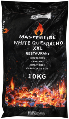 White Quebracho Premium Houtskool 10kg