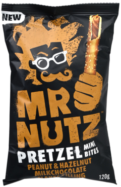 3 zakken Mr Nutz Pretzel Mini Bites 120g