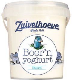 3 emmers Boer’n Yoghurt Naturel 750g