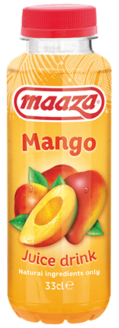 8 flessen MAAZA Mango Drink 330ml