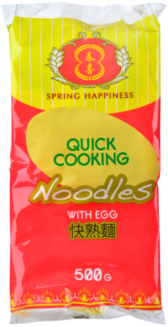 Quick Cooking Noodle Spring Happiness met ei