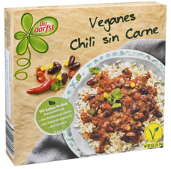 2 pakken Vegan Chili sin Carne met Rijst 375g