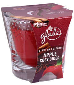 Glade Geurkaars Apple Cosy Cider 129g