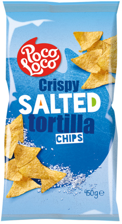 Poco Loco Tortilla Naturel Chips 450g