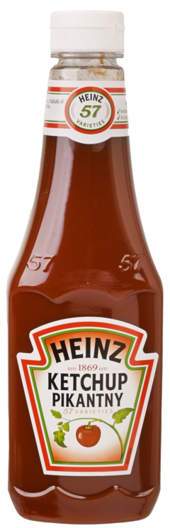 2 Flessen Heinz Hot Tomatenketchup 455g