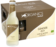 24 flessen Red Bull Organics Ginger Beer 250ml