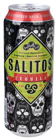 12 blikken Salitos Tequila 5,9% Vol. 500ml