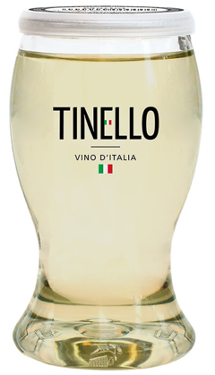 6 stuks Tinello Chardonnay Wit 12% Vol. 187cl