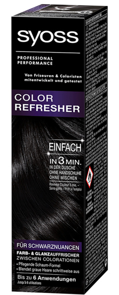 Syoss Color Refresher Mousse Black 75ml