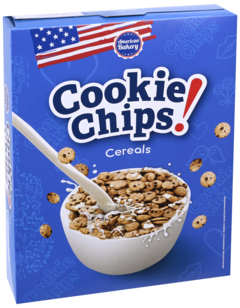 2 pakken American Bakery Cereal Cookie Chips 180g