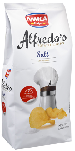 2 zakken Alfredo's Chips Zout