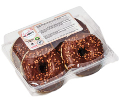 3 pakken Dooney's Real Chocolate Donut 4x55g