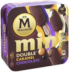 2 pakken Magnum Mini D. Caramel Chocolat 6x55ml