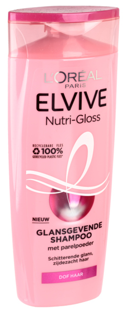 6 flessen Elvive Shampoo Nutri Gloss 250ml
