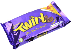 3 pakken Cadbury Twirls 4-Pack
