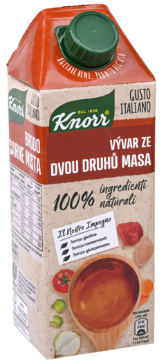 2 pakken Knorr Vleesbouillon 750ml