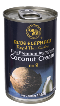 2 blikken Blue Elephant Coconut Cream 165ml