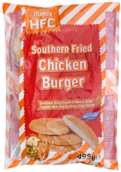 HFC Chicken Burger Southernfried 500g