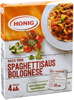 2 pakken Honig Mix Spaghetti Bolognese 41g