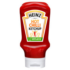 2 flessen Heinz Hot Chili Tomatenketchup 400ml