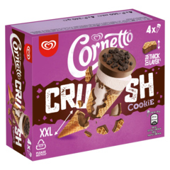 2 pakken Ola Cornetto Crush Cookie 4x90ml
