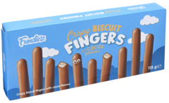 2 pakken Fundiez Biscuit Fingers 115g