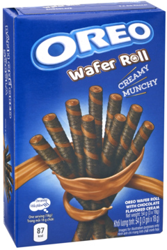 3 pakken Oreo Wafer Roll Chocolate 54g