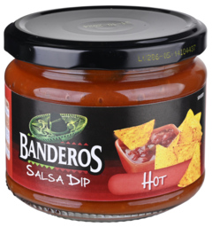 Banderos Salsa Dip Hot 300g