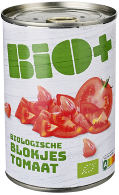 Bio+ Tomatenblokjes 400g