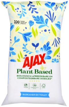 2 pakken Ajax Multi Cleaning Wipes 100st