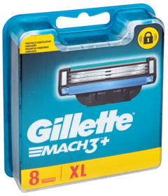 8-Pack Gilette Mach 3+ Scheermesjes