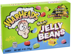 2 pakken Warheads Sour Jelly Beans Theater Box 113g