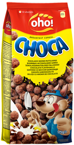 2 zakken Oho Cereals Choca 175g