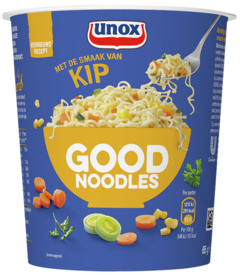 8 cups Unox Good Noodles Kip 65g