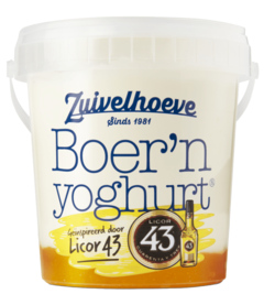 2 bekers Zuivelhoeve Boer'n Yoghurt Licor 43 850g