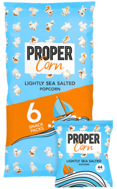 2 sixpacks Popcorn Lightly Sea Salted 6x10g