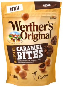 3 zakken Werther's Original Caramel Bites 140g