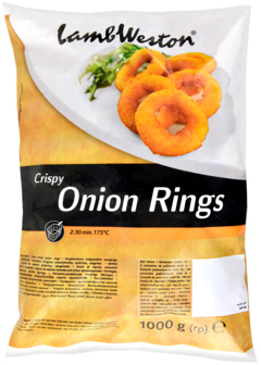 LambWeston Crispy Onion Rings 1kg