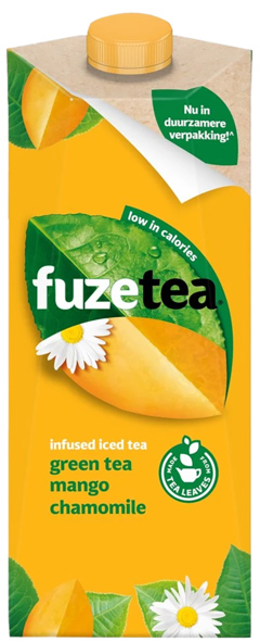 2 pakken Fuze Tea Green Tea Mango Chamomil 1,5L