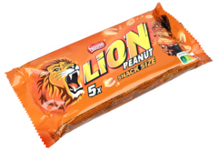 2 pakken Nestlé Lion Peanut 5-pack 150g
