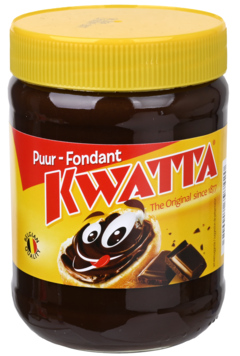 2 potten Kwatta Chocoladepasta Puur 600g