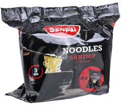 2 pakken Senpai Noodles Shrimp 4-pack 240g