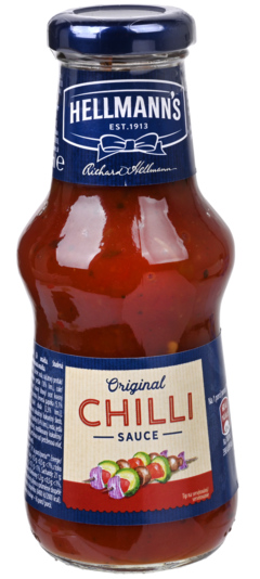 2 flessen Hellman's Chilisaus 250ml