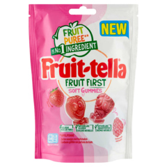 2 zakken Fruitella Fruit First Framboos-Aardbei 120g