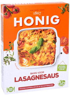 3 pakken Honig Basis voor Lasagnesaus 125g