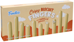 2 pakken Fundiez Biscuit Fingers White 115g