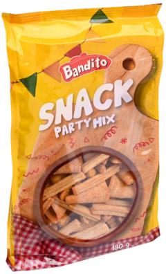 2 pakken Bandito Snack Party Mix 180g