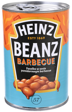 3 blikken Heinz Beanz Barbecue 390g
