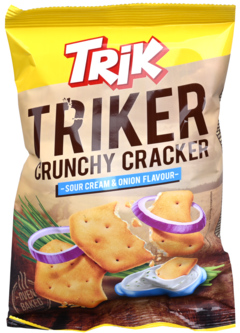 3 zakken Trik Triker Sour Crunchy Cracker 90g